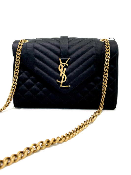 YSL Saint Lauren Satin Envelope Bag
