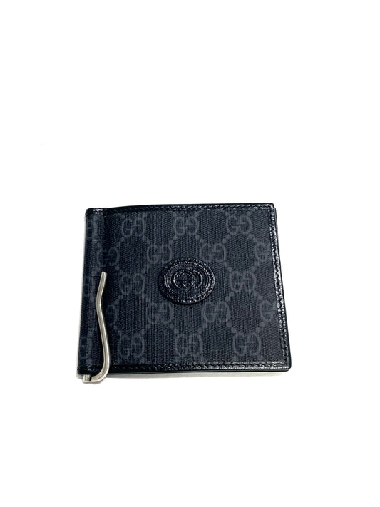 Gucci Money Clip Card Holder Wallet