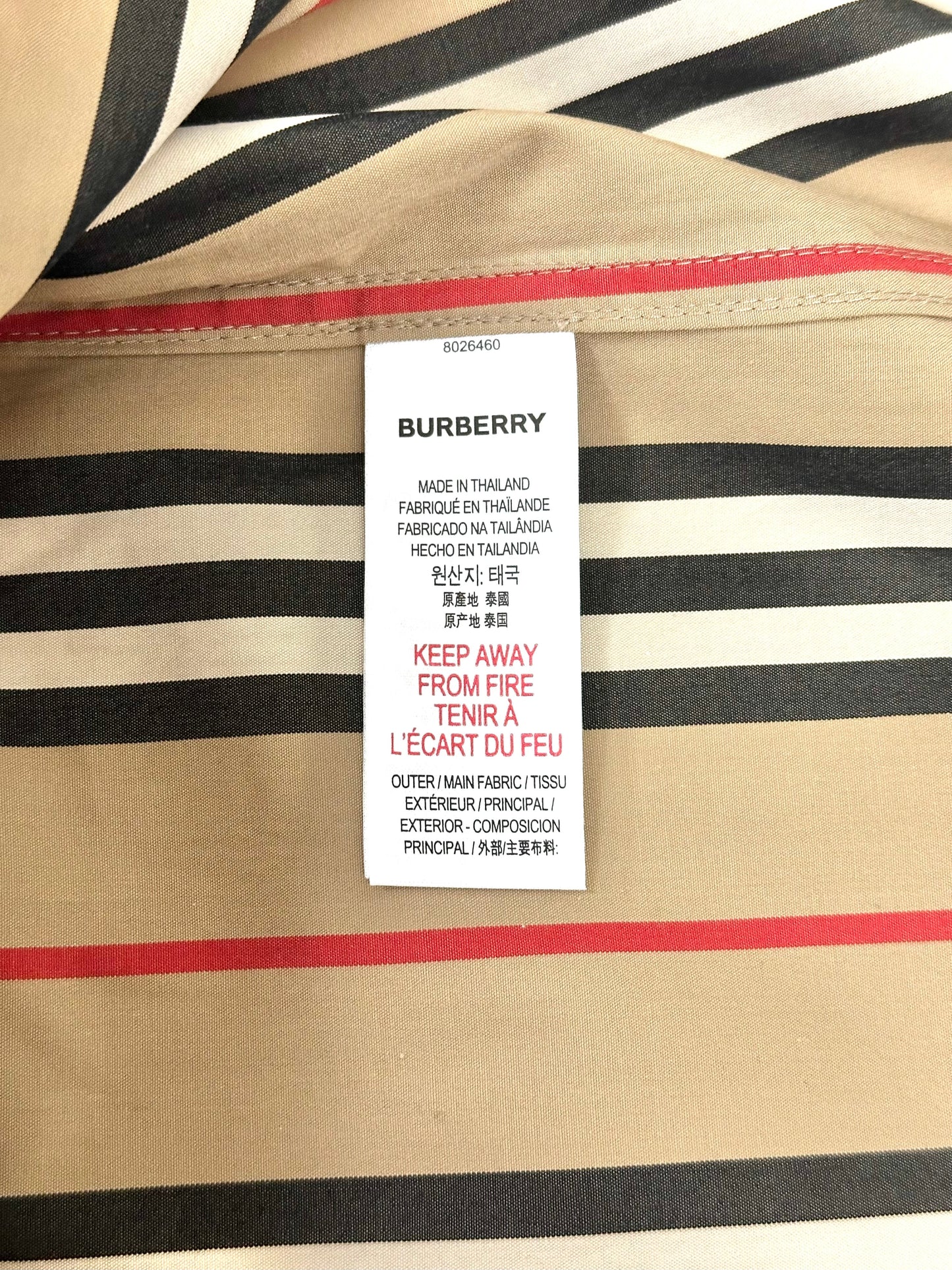 Burberry Classic design Stripes Shirt