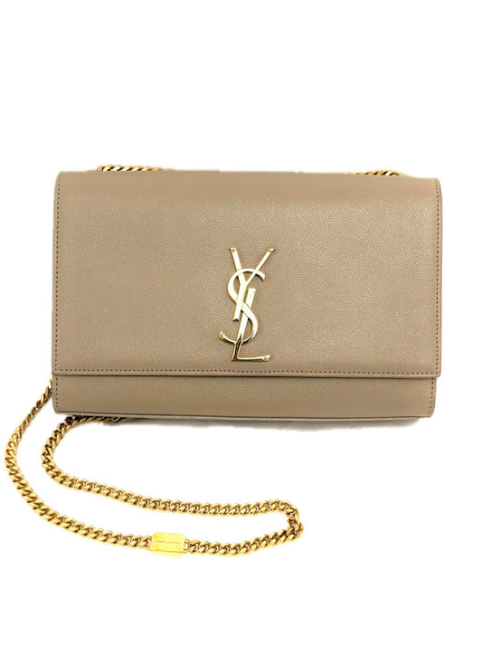 YSL Light Beige Gold Chain Kate Bag
