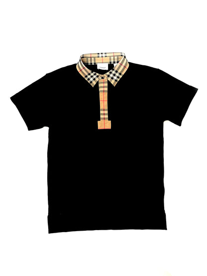 Burberry Black Vintage Check Polo Shirt