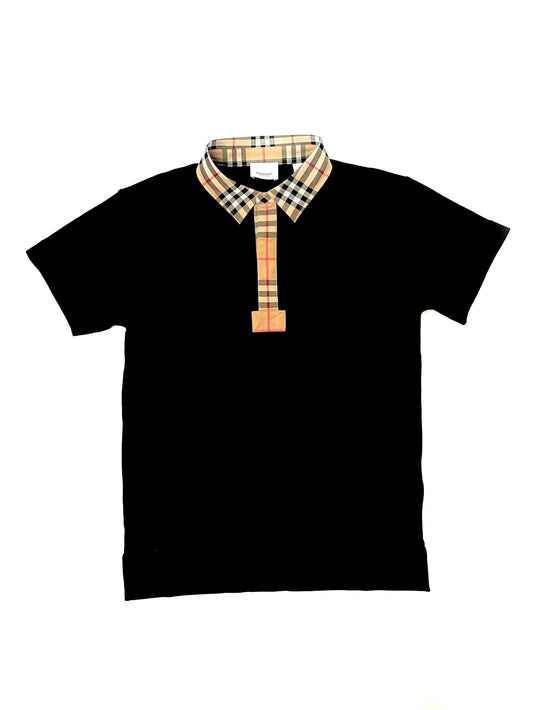 Burberry Black Vintage Check Polo Shirt